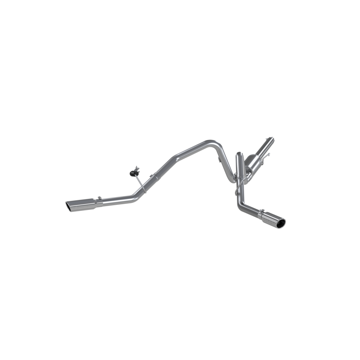 MBRP - MBRP 3 Inch Cat Back Exhaust System Dual Split Side Aluminized Steel For 04-08 Ford F-150 S5204AL