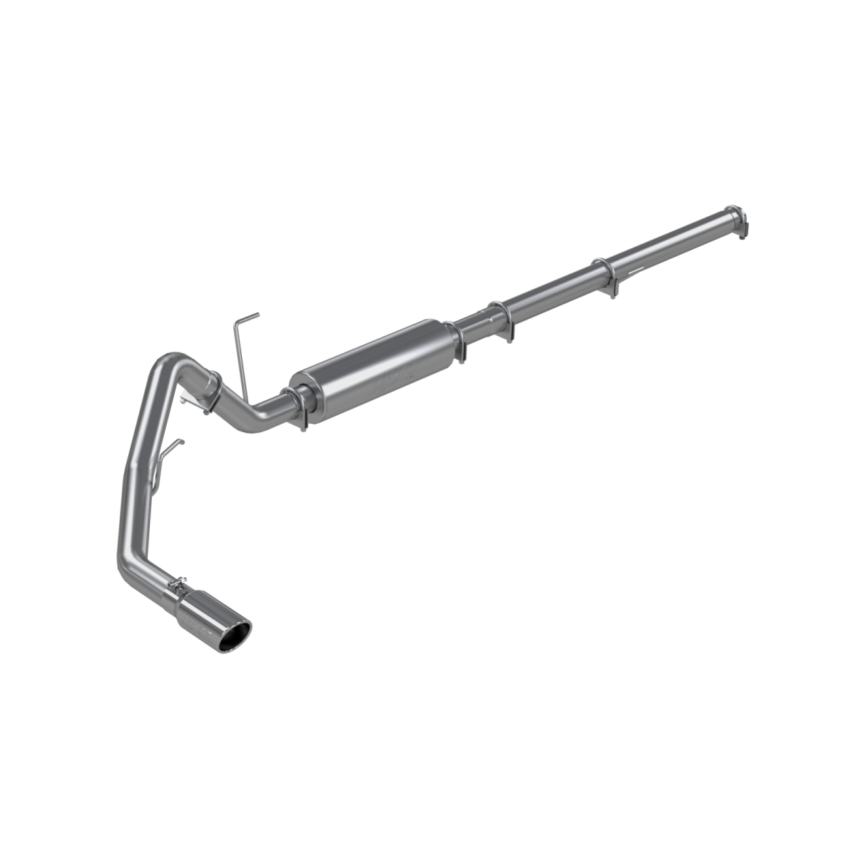 MBRP - MBRP 3 Inch Cat Back Exhaust System Single Side Aluminized Steel For 04-08 Ford F-150 4.6/5.4L Extended Cab/Crew Cab Short Bed S5200AL