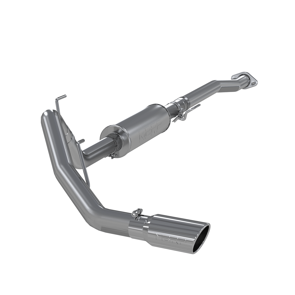 MBRP - MBRP 3 Inch Cat Back Exhaust System Single Side Exit T409 Stainless Steel For 11-14 Ford F-150 V6 EcoBoost S5236409
