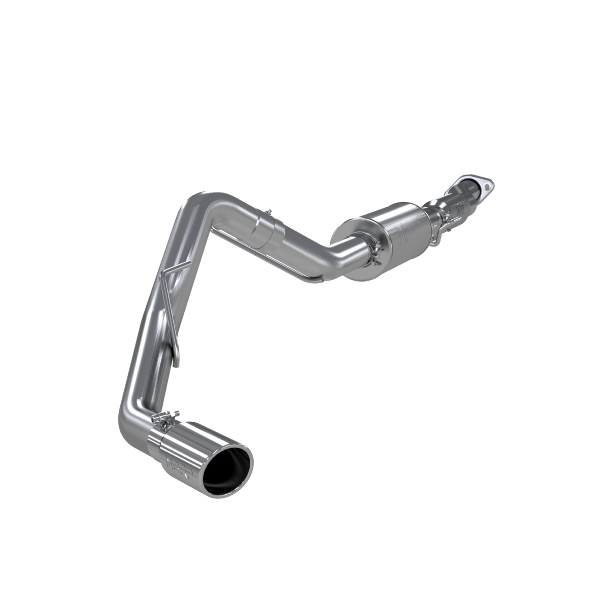 MBRP - MBRP Ford 3 Inch Cat Back Exhaust System Single Side Exit Installer Series For 11-14 Ford F-150 5.0L Long Bed S5230AL