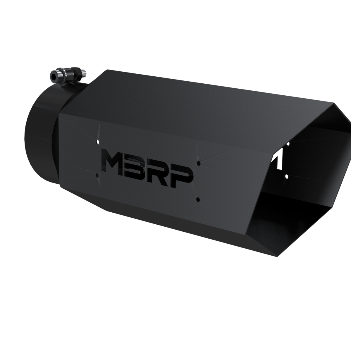 MBRP - MBRP Universal 4 Inch Hexagon Shaped 16 Inch Assembled MBRP Black Series Exhaust Tip T5167BLK