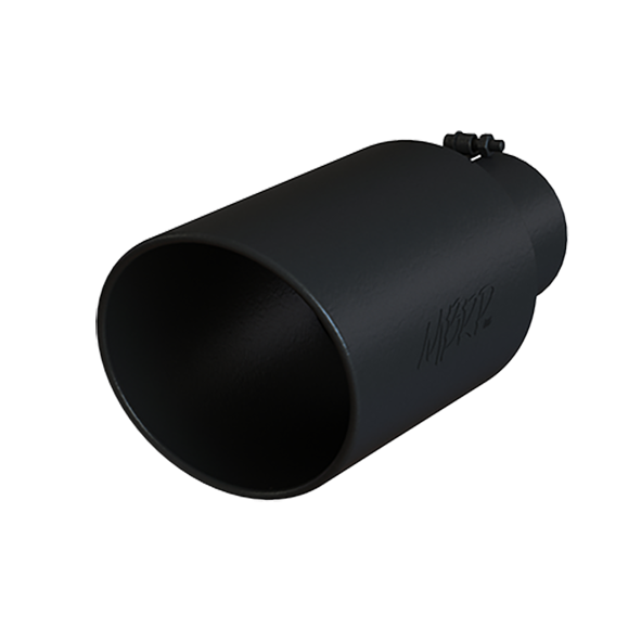 MBRP - MBRP Exhaust Tip 8 Inch O.D. Rolled End 5 Inch Inlet 18 Inch Length Black T5129BLK