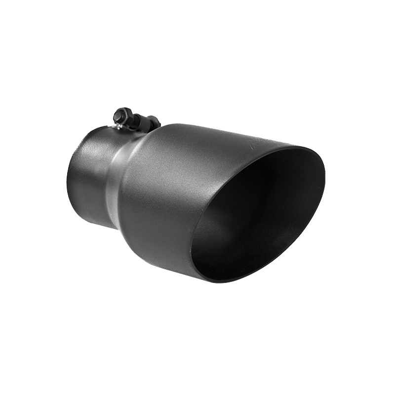MBRP - MBRP Exhaust Tip 4 1/2 Inch O.D. Dual Wall Angled Fits Aluminized Steel 3 Inch Systems T5151BLK