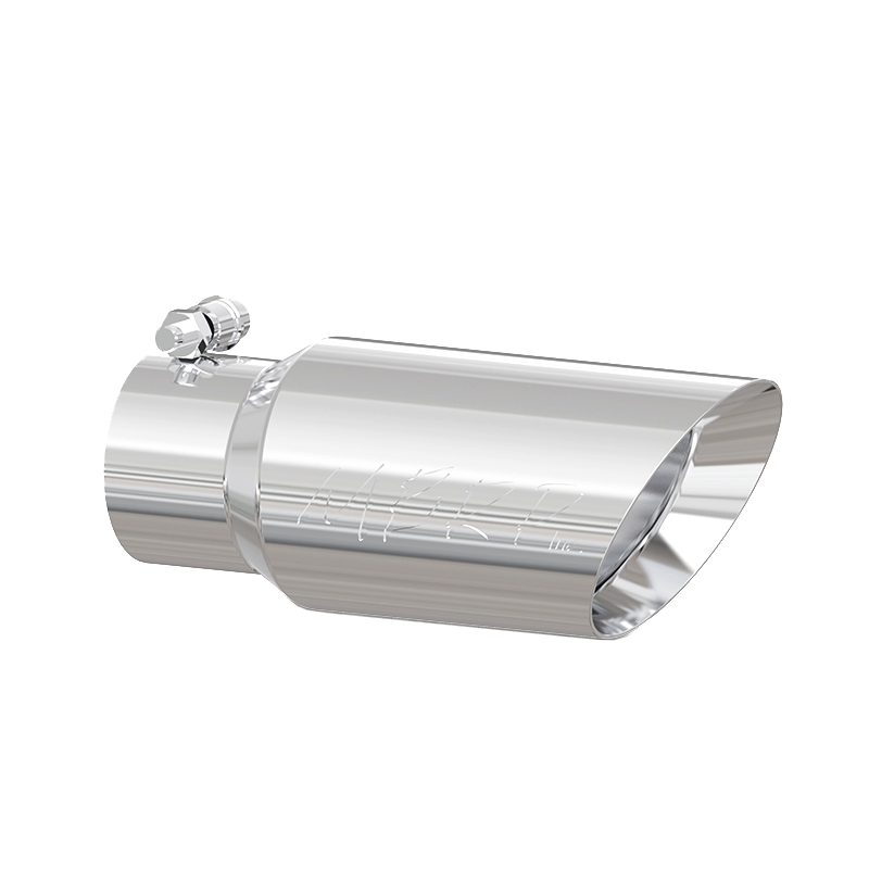 MBRP - MBRP Exhaust Tip 4 Inch O.D. Dual Wall Angled 3 Inch Inlet 10 Inch Length T304 Stainless Steel T5156