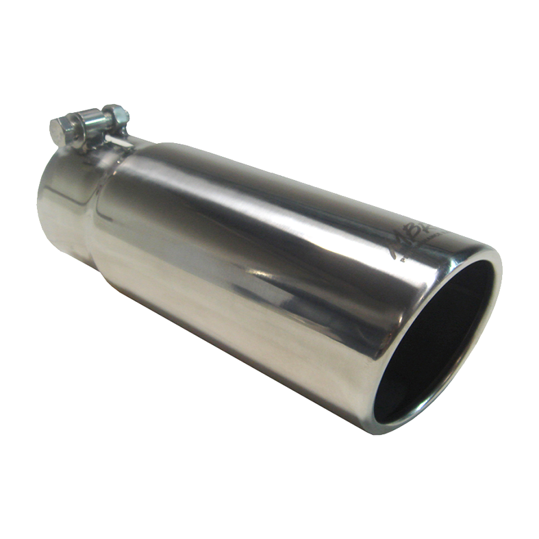 MBRP - MBRP Exhaust Tip 3 1/2 Inch O.D. Angled Rolled End 3 Inch Inlet 10 Inch Length T304 Stainless Steel T5115