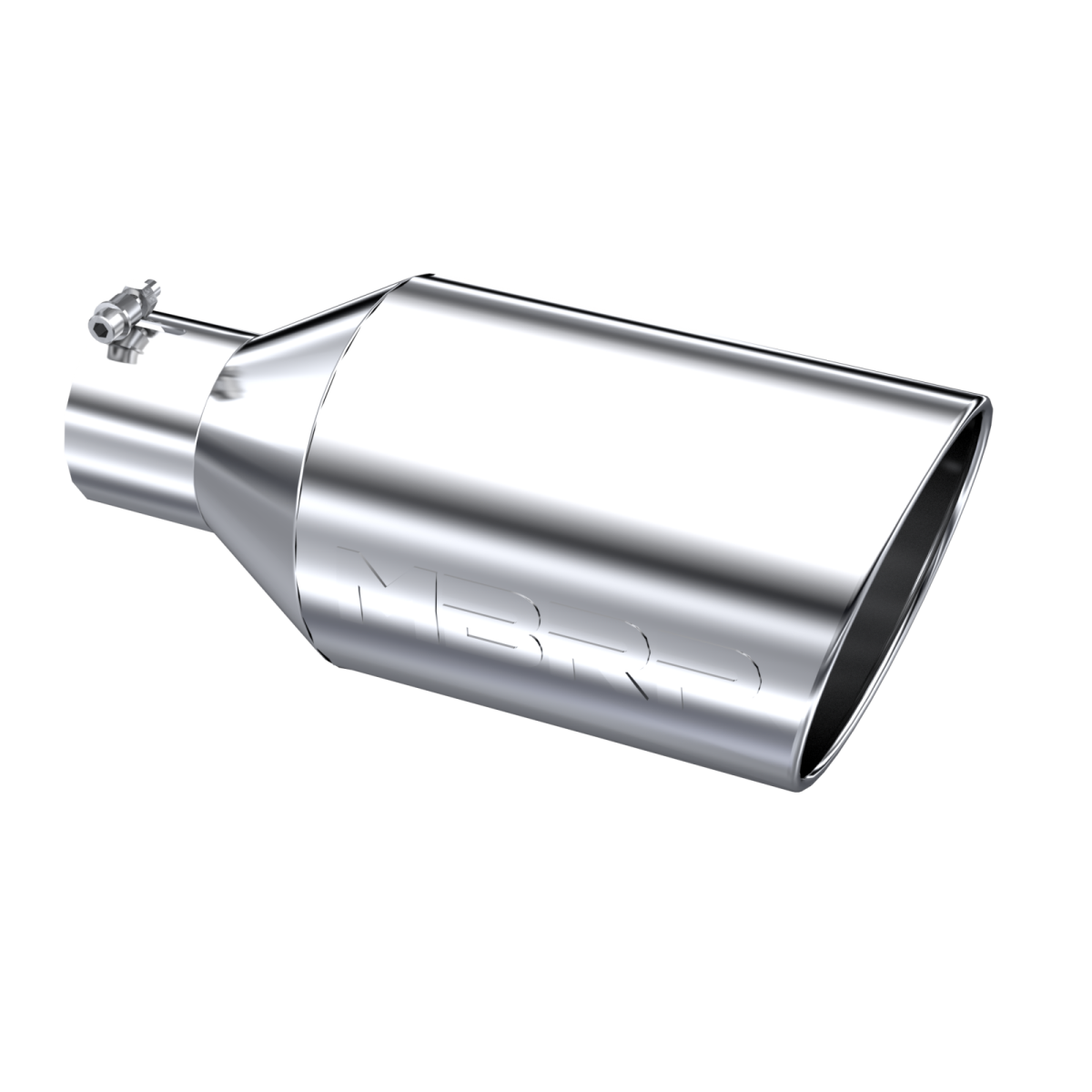 MBRP - MBRP Exhaust Tip 8 Inch O.D. Rolled End 4 Inch Inlet 18 Inch Length T304 Stainless Steel T5128