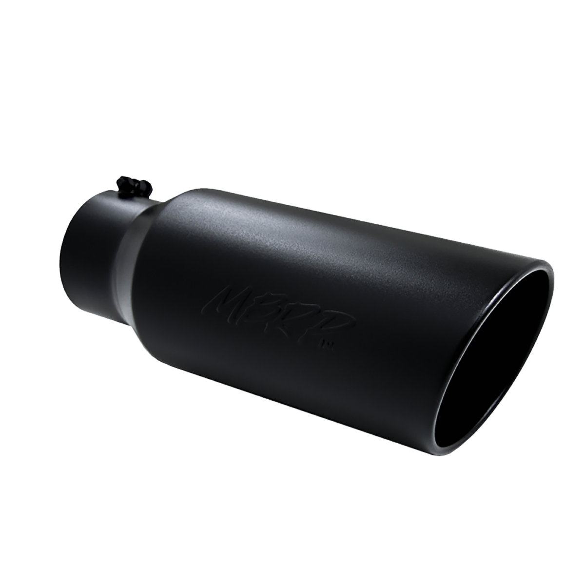MBRP - MBRP Exhaust Tip 7 Inch O.D. Rolled End 5 Inch Inlet 18 Inch Length Black Finish T5127BLK