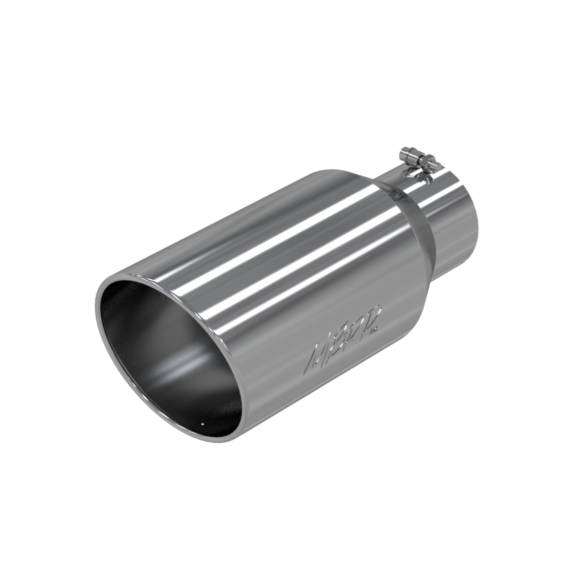 MBRP - MBRP Exhaust Tip 8 Inch O.D. Rolled End 5 Inch Inlet 18 Inch Length T304 Stainless Steel T5129