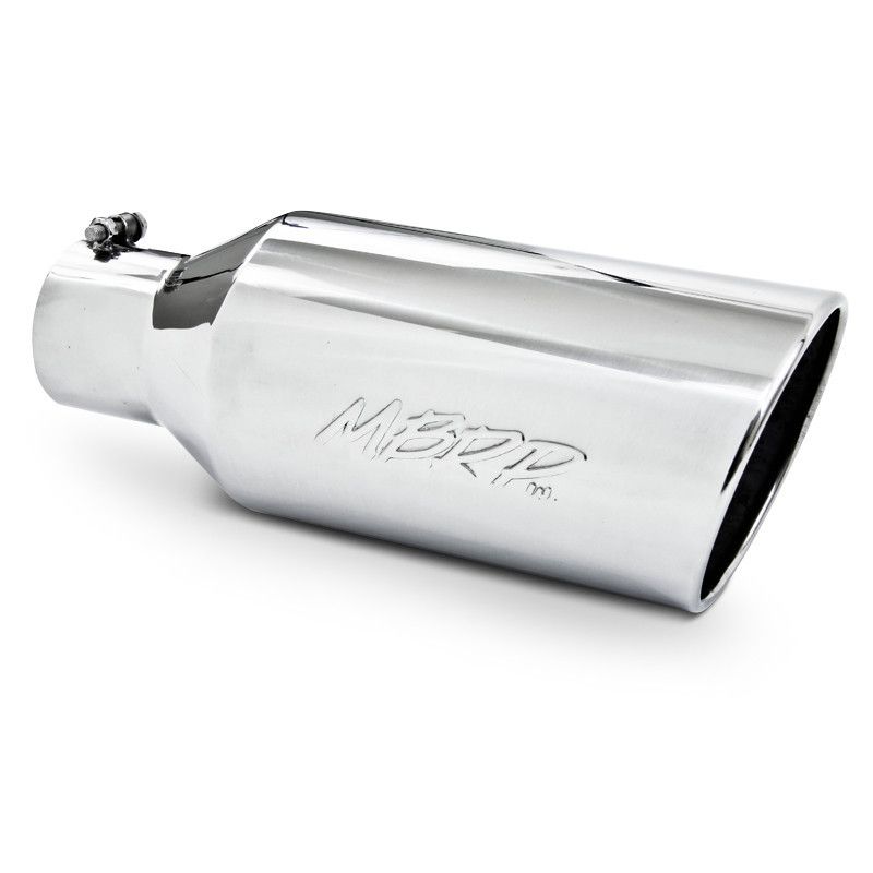 MBRP - MBRP Exhaust Tail Pipe Tip 7 Inch O.D. Rolled End 4 Inch Inlet 18 Inch Length T304 Stainless Steel T5126