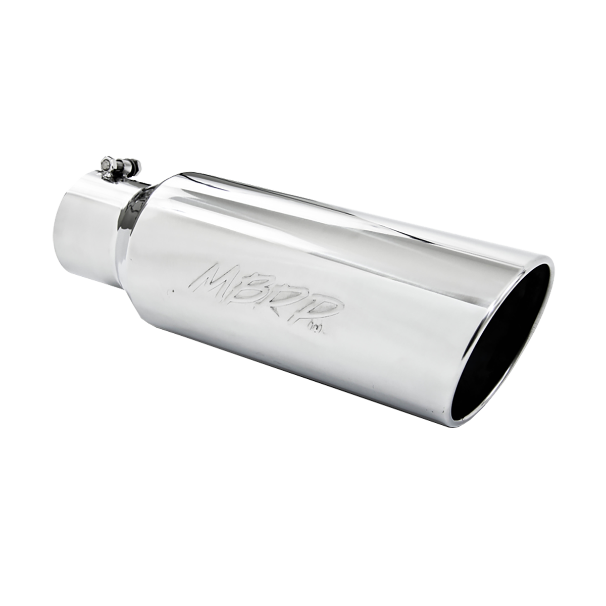 MBRP - MBRP Exhaust Tip 6 Inch O.D. Rolled End 4 Inch Inlet 18 Inch Length T304 Stainless Steel T5130