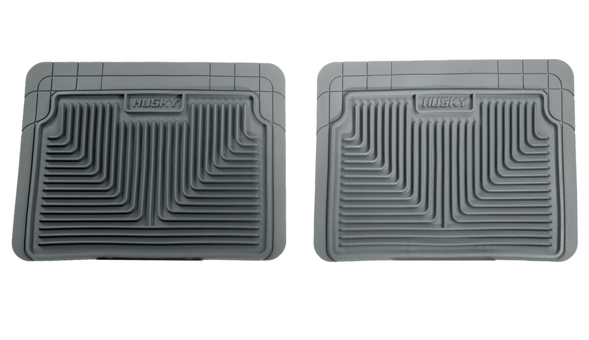 Husky Liners - Husky Liners Semi Custom Fit Floor Mat 2nd or 3rd Seat Larger Locations-Grey 52022