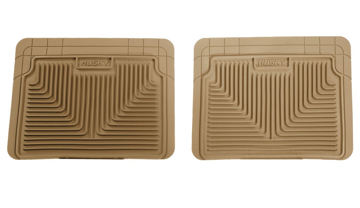 Husky Liners - Husky Liners Semi Custom Fit Floor Mat 2nd or 3rd Seat Larger Locations-Tan 52023