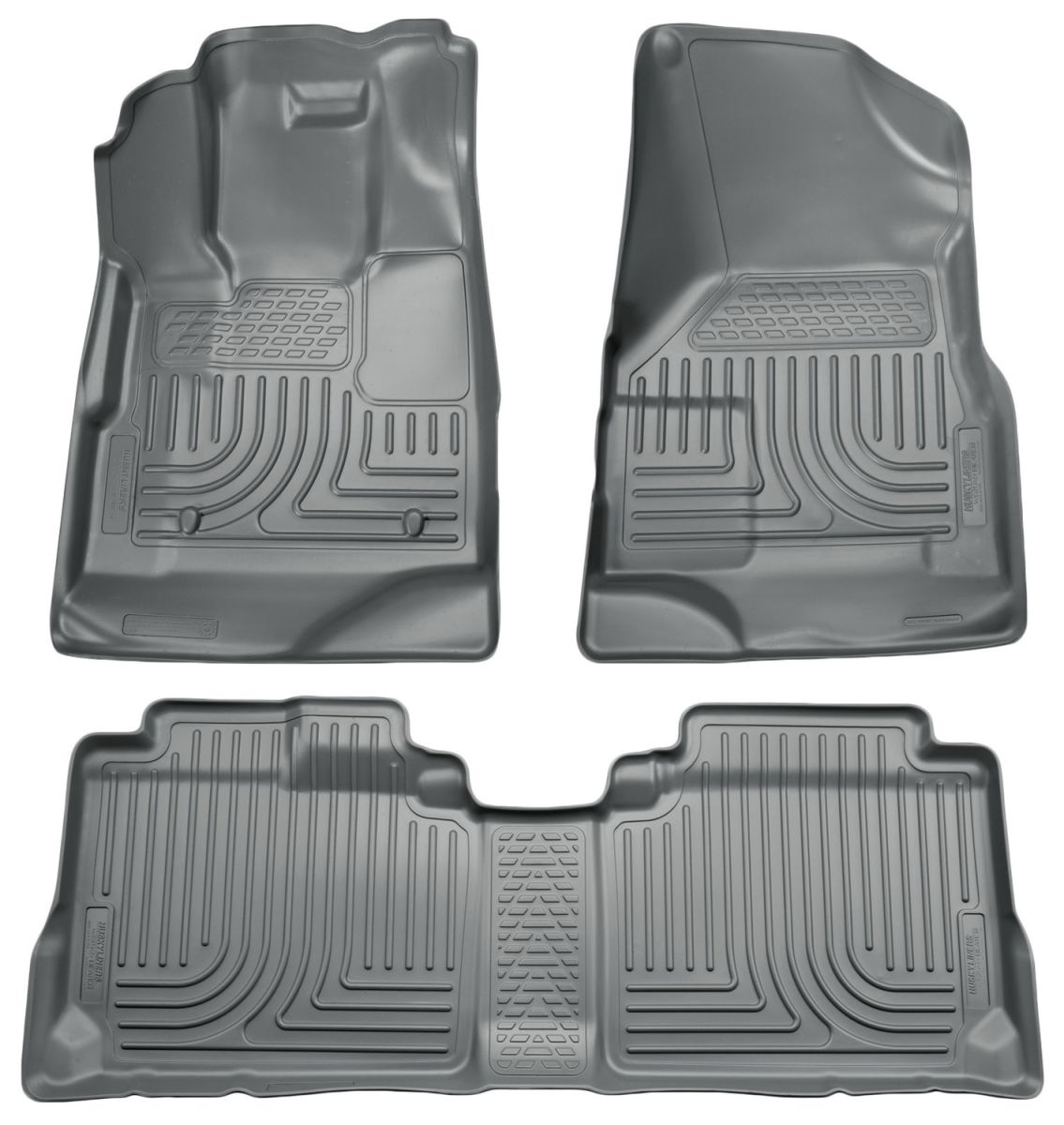 Husky Liners - Husky Liners Floor Liners Front & 2nd Row 09-12 Escape/Tribute/Mariner (Footwell Coverage) WeatherBeater-Grey 98352
