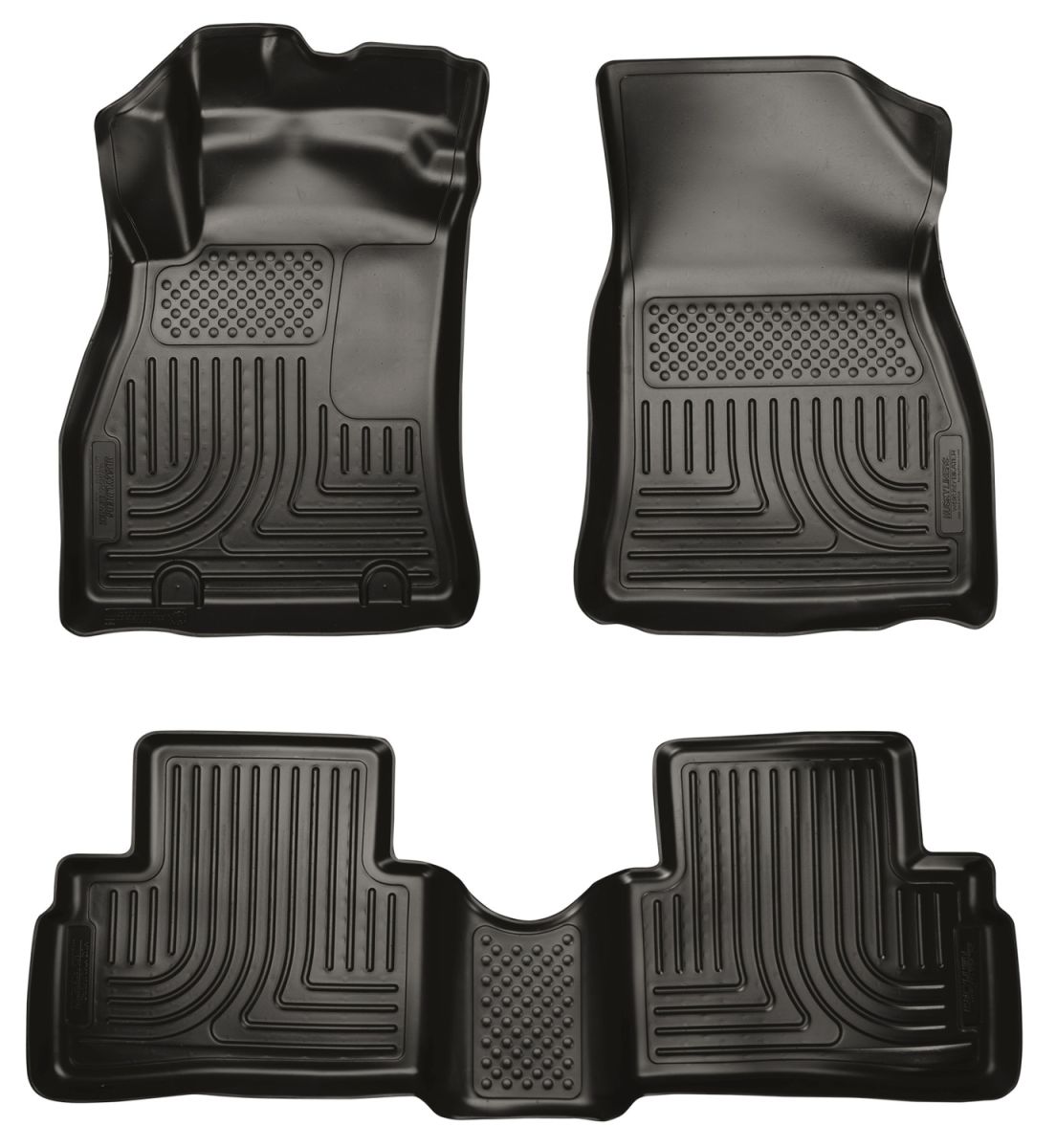 Husky Liners - Husky Liners Floor Liners Front & 2nd Row 11-14 Nissan Juke (Footwell Coverage) WeatherBeater-Black 98621