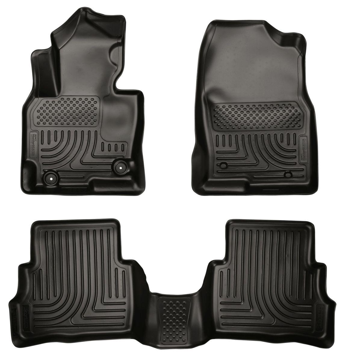 Husky Liners - Husky Liners Floor Liners Front & 2nd Row 13-16 Mazda CX-5 (Footwell Coverage) WeatherBeater-Black 99731
