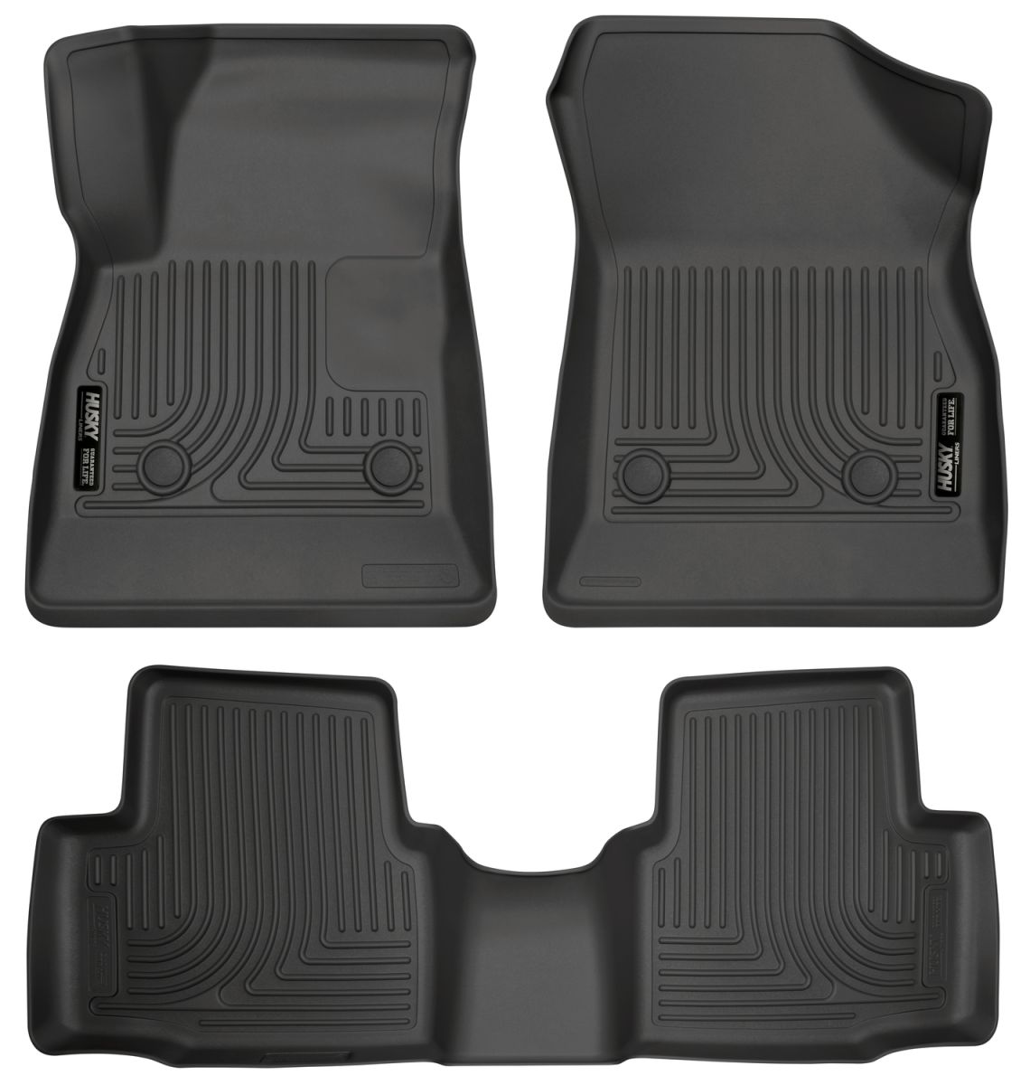 Husky Liners - Husky Liners Front & 2nd Seat Floor Liners 16-17 Chevy Cruze Black Weatherbeater Series 99161