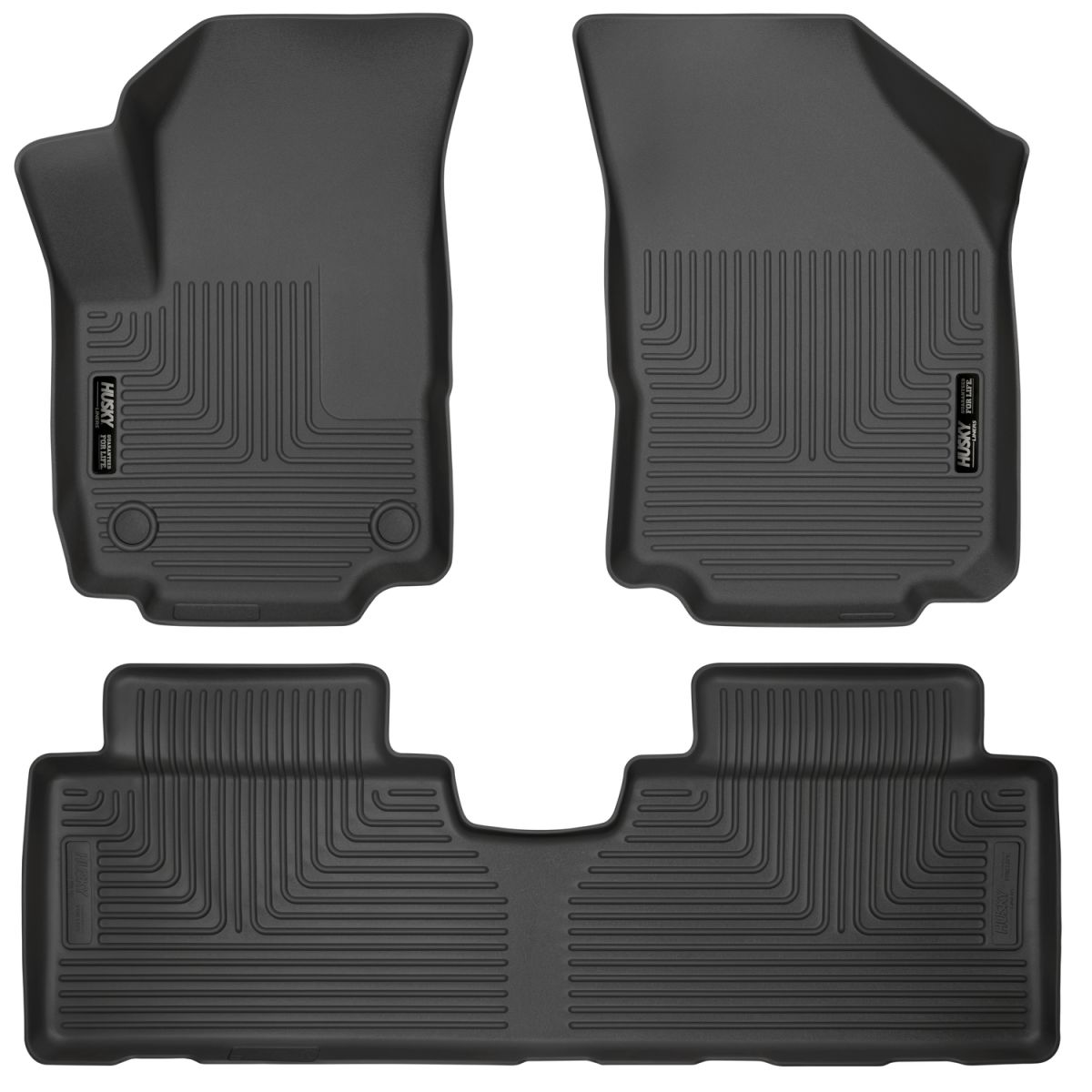 Husky Liners - Husky Liners 18 Chevrolet Equinox Front & 2nd Seat Floor Liners Black 99131