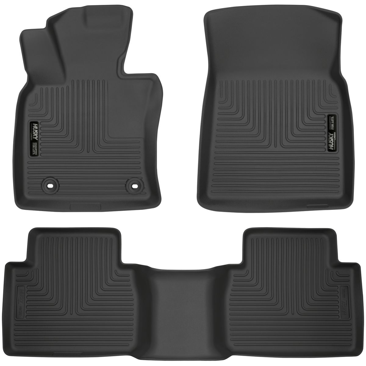Husky Liners - Husky Liners 18 Toyota Camry Front & 2nd Seat Floor Liners Black 95731