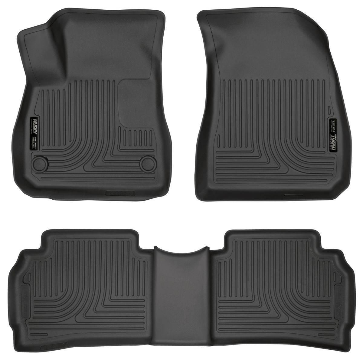 Husky Liners - Husky Liners 16-18 Chevrolet Malibu Front & 2nd Seat Floor Liners Black 99191