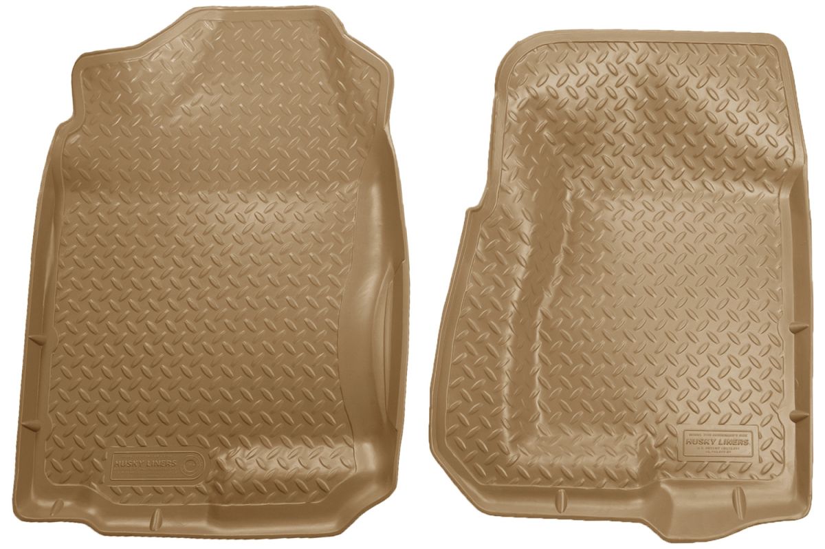 Husky Liners - Husky Liners Floor Liners Front 99-07 Cadillac/Chevy/GMC Classic Style-Tan 31303