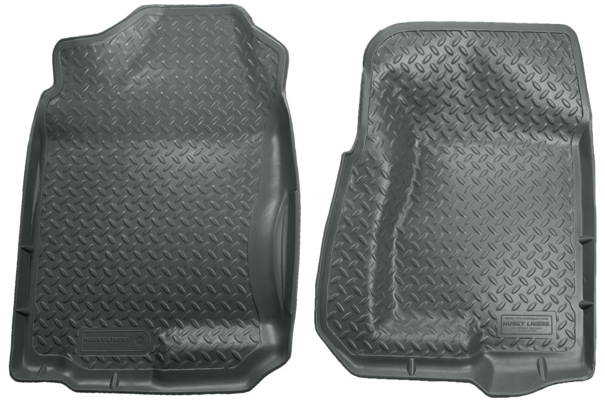 Husky Liners - Husky Liners Floor Liners Front 99-07 Cadillac/Chevy/GMC Classic Style-Grey 31302
