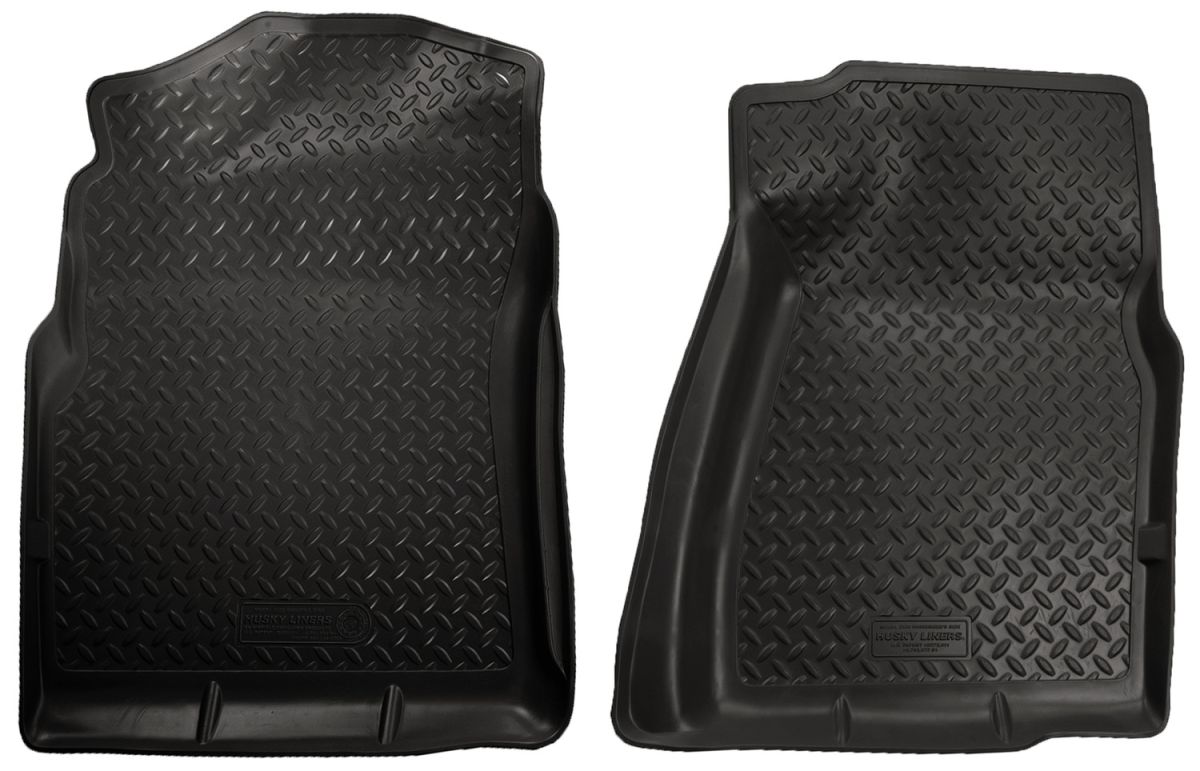 Husky Liners - Husky Liners Floor Liners Front 07-13 New Body Style Silverado/Sierra Classic Style-Black 31351