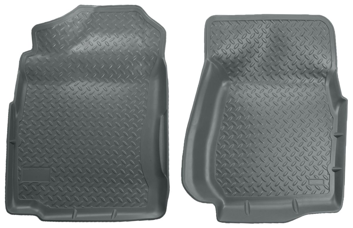 Husky Liners - Husky Liners Floor Liners Front 99-07 Silverado/Sierra Standard Cab Classic Style-Grey 31402
