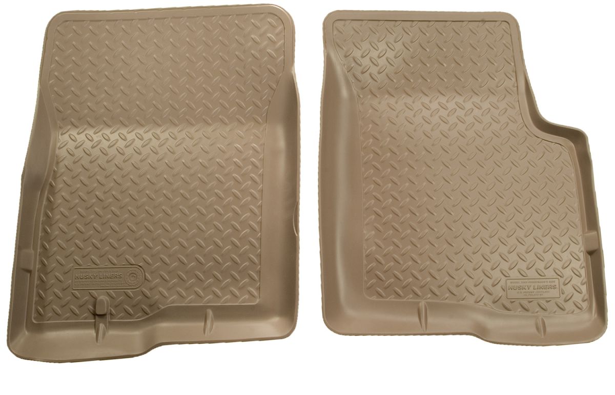 Husky Liners - Husky Liners Floor Liners Front 95-00 C/K Models/Yukon/Tahoe/Escalade Classic Style-Tan 32203