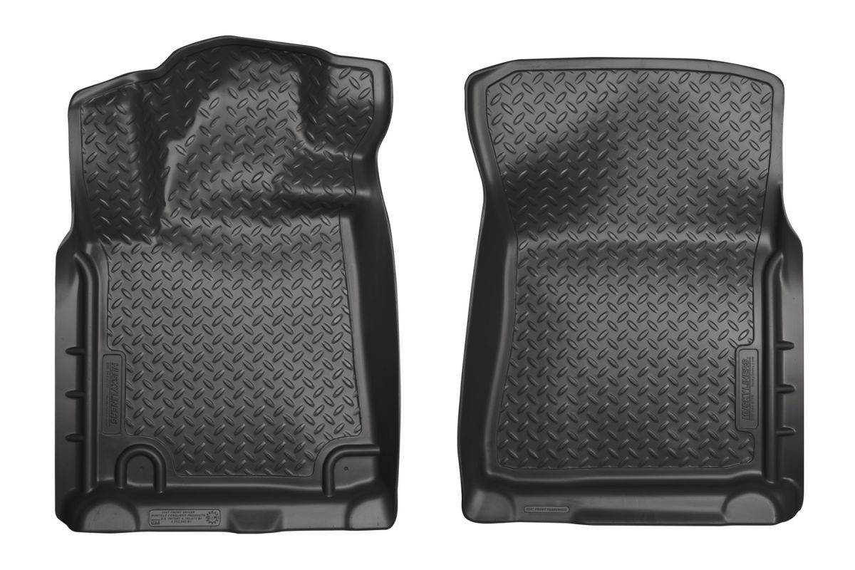 Husky Liners - Husky Liners Floor Liners Front 10-15 Toyota Tundra/Sequoia CrewMax/Dbl Cab Classic Style-Black 35571