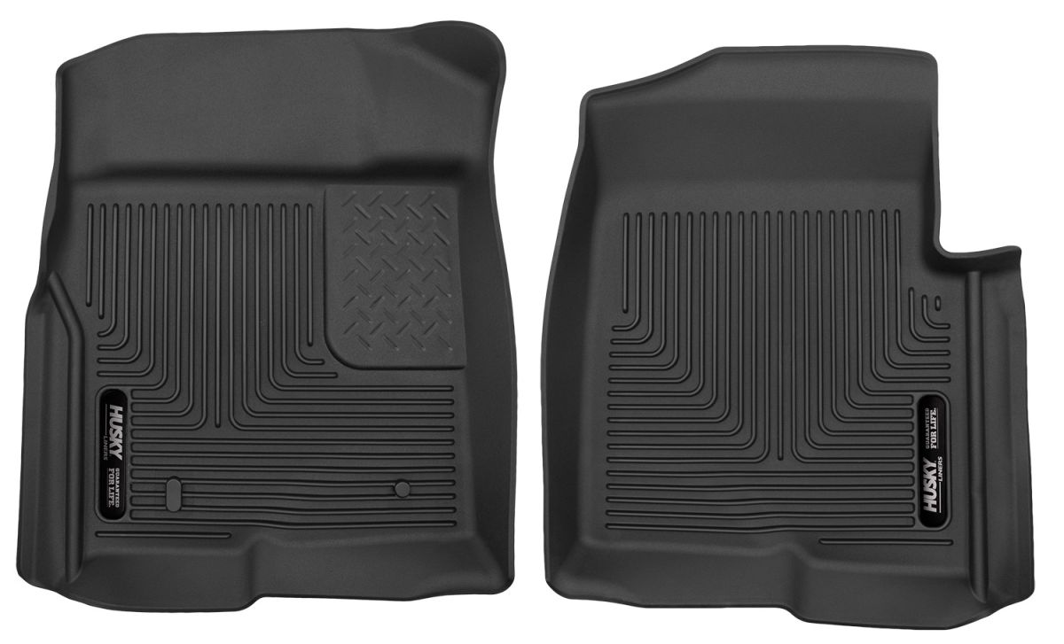 Husky Liners - Husky Liners Floor Liners Front 09-14 Ford F-150 X-Act Contour-Black 53311
