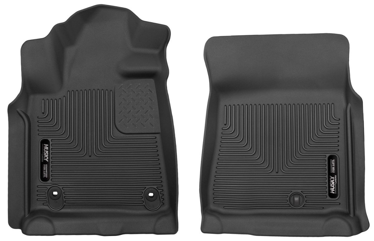 Husky Liners - Husky Liners Floor Liners Front 12-15 Toyota Tundra X-Act Contour-Black 53711
