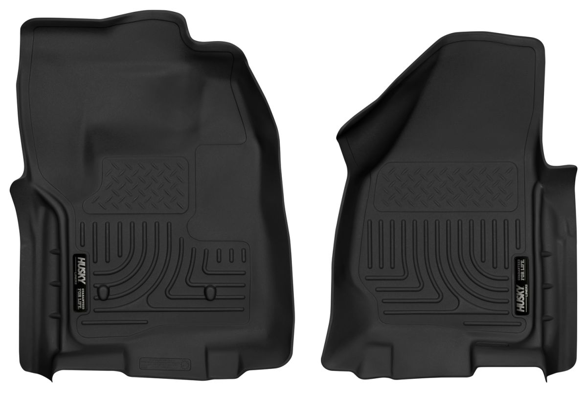 Husky Liners - Husky Liners 12-16 Ford F-250/F-350/F-450 Super Duty Front Floor Liners Black 52761