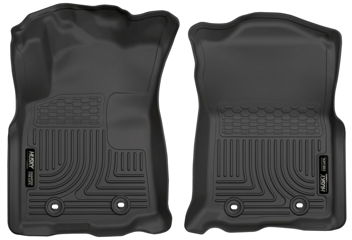 Husky Liners - Husky Liners 18 Toyota Tacoma Automatic Transmission Front Floor Liners Black 13971