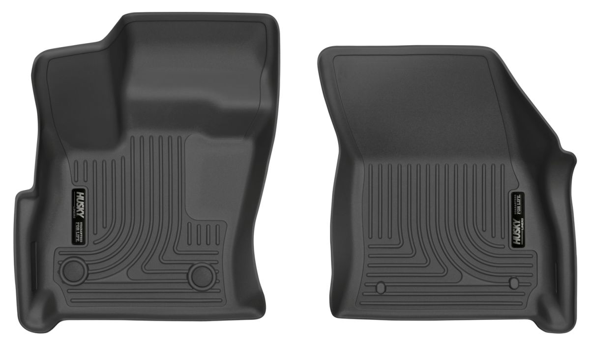 Husky Liners - Husky Liners 17-18 Lincoln Continental Front Floor Liners Black Weatherbeater Series 13391