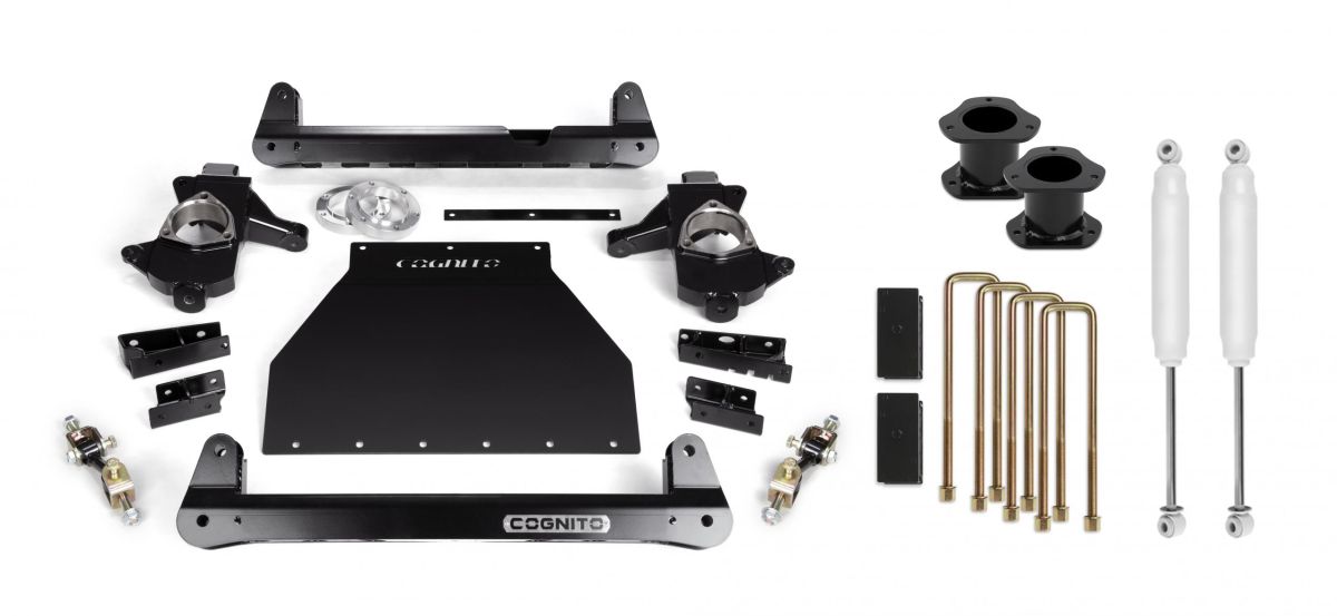 Cognito Motorsports Truck - Cognito Motorsports Truck 4-Inch Standard Lift Kit for 07-18 Silverado/Sierra 1500 2WD/4WD With OEM Cast Steel Control Arms 110-P0781