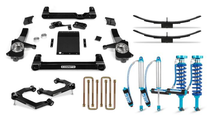 Cognito Motorsports Truck - Cognito Motorsports Truck 4-Inch Elite Lift Kit with King 2.5 Remote Reservoir Shocks for 19-20 Silverado/Sierra 1500 2WD/ 4WD 510-P0954