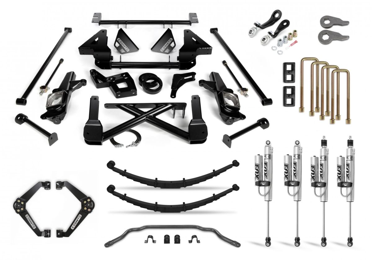 Cognito Motorsports Truck - Cognito Motorsports Truck 12-Inch Performance Lift Kit with Fox PSRR 2.0 Shocks for 01-10 Silverado/Sierra 2500/3500 2WD/4WD 110-P0999