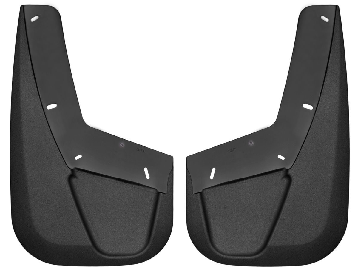 Husky Liners - Husky Liners Mud Flaps Front 07-14 Chevy/Cadillac/GMC W/O Fender Flares or Power Deploying Running Boards 56731
