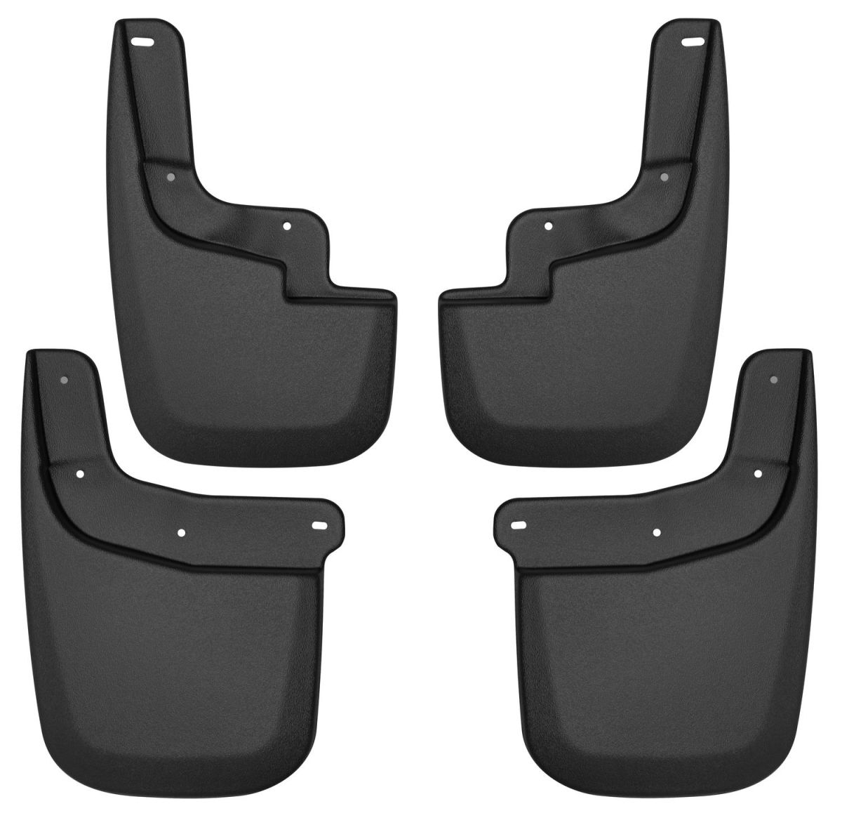 Husky Liners - Husky Liners 15-18 Chevrolet Colorado Front and Rear Mud Guard Set Black 58236