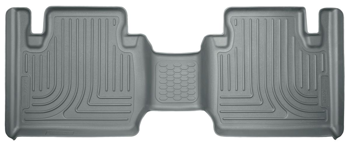 Husky Liners - Husky Liners 2nd Seat Floor Liner 12-15 Toyota Tacoma Access Cab-Grey WeatherBeater 14942