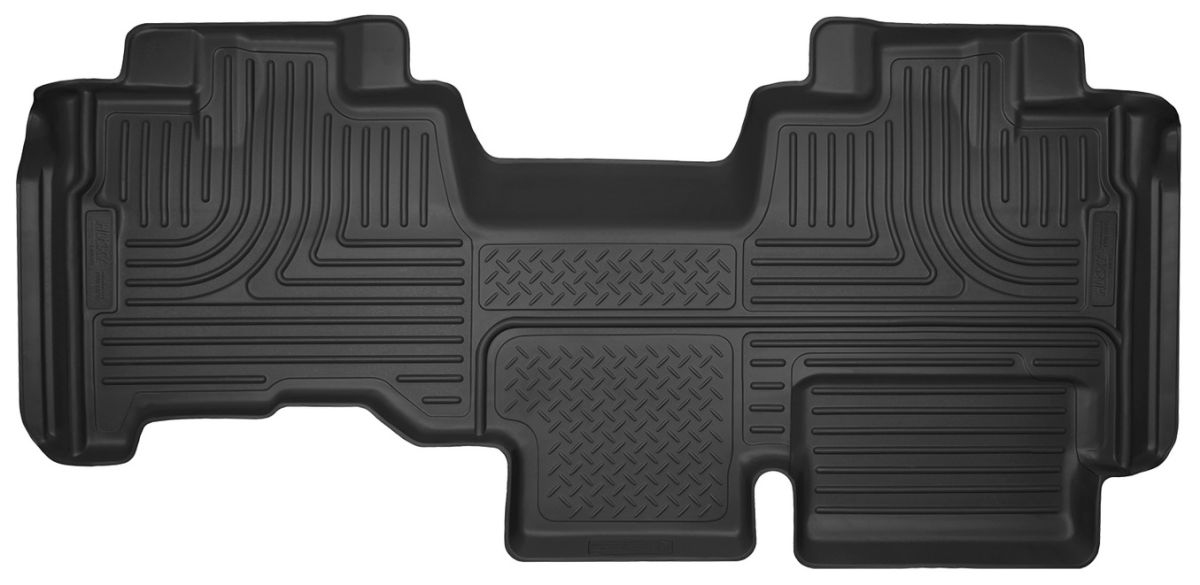 Husky Liners - Husky Liners 2nd Seat Floor Liner 09-14 Ford F-150 SuperCab-Black X-Act Contour 53441