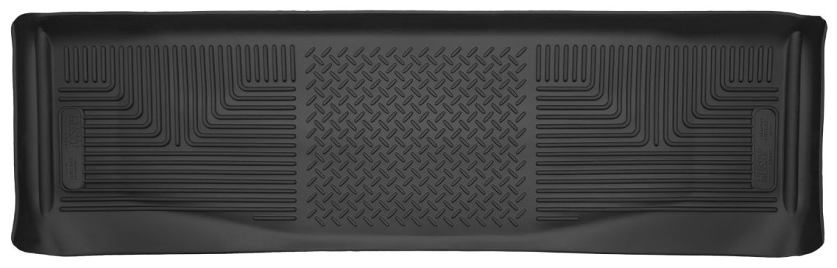 Husky Liners - Husky Liners 2nd Seat Floor Liner 11-15 F-250, F-350, F-450 Super Duty Crew Cab-Black X-Act Contour 53401