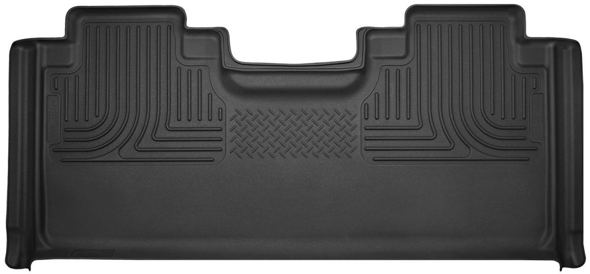 Husky Liners - Husky Liners Floor Liners 2nd Seat (Full Coverage) 2015 Ford F-150 SuperCab X-Act Contour-Black 53451