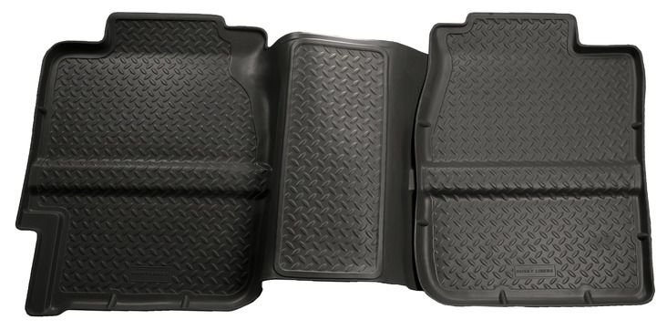 Husky Liners - Husky Liners 2nd Seat Floor Liner 99-07 Silverado/Sierra Extended Cab-Black Classic Style 61361