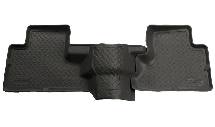 Husky Liners - Husky Liners 2nd Seat Floor Liner 02-09 5 & 7 Passenger W/O Rear Air-Black Classic Style 62021