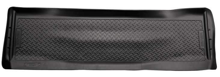 Husky Liners - Husky Liners 2nd Seat Floor Liner 09-14 F-150 SuperCab No Manual Transfer Case Shifter-Black Classic Style 63611