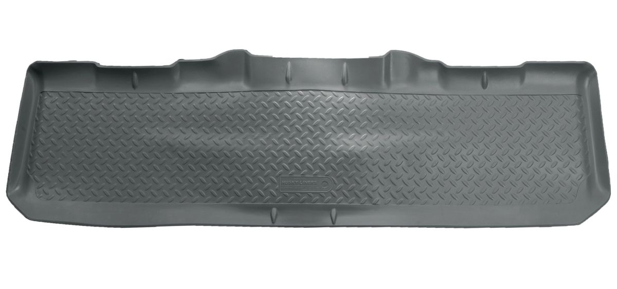 Husky Liners - Husky Liners 2nd Seat Floor Liner 99-07 F-250, F-350 Super Duty Crew Cab-Grey Classic Style 63812