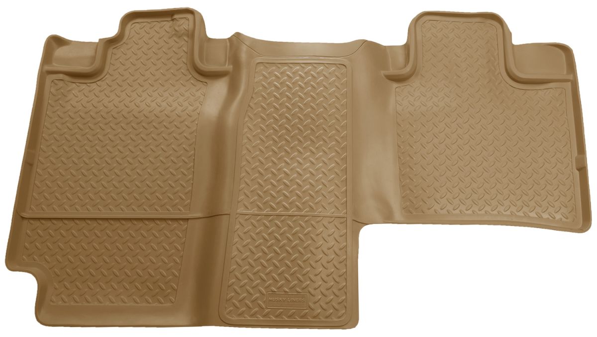 Husky Liners - Husky Liners 2nd Seat Floor Liner 04-08 F-150/Mark LT SuperCrew Cab-Tan Classic Style 63683