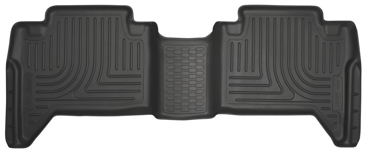 Husky Liners - Husky Liners 2nd Seat Floor Liner 2016 Toyota Tacoma Crew Cab-WeatherBeater-Black 14951