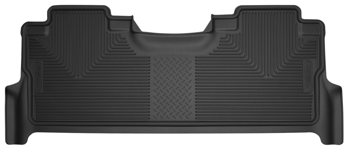 Husky Liners - Husky Liners 2nd Seat Floor Liner 2017 Ford F-250/F-350/F-450 Black X-Act Contour Series 53381